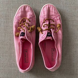 Sperry Slip On Pink Sneakers